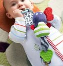 Musical Elephant Lathe Trailer Hanging Teether Baby Toys