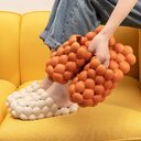 New Summer Fashion Massage Mesh Bubble Bathroom Slides