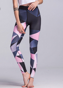 Sport Trousers Pants Women Elastic Printed Yoga Leggings