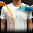 Quick-drying Waterproof Anti-fouling T-shirt Couple Half Sleeve Bottoming