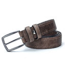 Men Vintage Belts For Jeans Luxury Split Leather