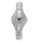 High-end watches with diamonds and colorful stones