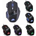 Wired Gaming Mouse 5500DPI 7-Color LED Backlight Optical