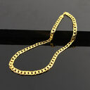 European and American men's flat side NK necklaces