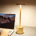 Led table lamp eye protection metal hotel bar