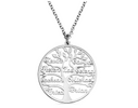 Family Tree Name Necklace Of Life Stainless Steel