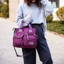 Large Capacity Multi-pocket Shoulder Bag For Women Nylon