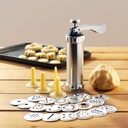 Domestic Cookie Press Kit Stainless Steel Making Gun