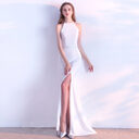 Bride toast clothing new fashion long red fishtail