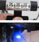 Car interior atmosphere lights Foot blue 780 decorative