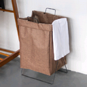 Foldable fabric hamper household laundry basket large storage