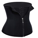 hot-selling zipper three-breasted belt neoprene corset body burst