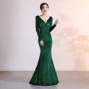 Velvet Evening Dress Mermaid