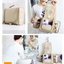 Travel waterproof cosmetic bag female storage