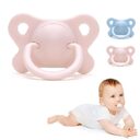 Pacifier Sleeping Baby Newborn Silicone Super Soft Flat