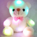 Plush Toy Bear Colorful Glowing Teddy