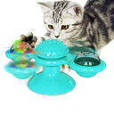 Sucker Turn Windmill Cat Toy Funny Creative Spin