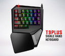 T9Plus Single-handed Gaming keyboard 29 Buttons Mechanical Mini