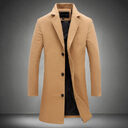 Autumn And Winter New Mens Solid Color Casual