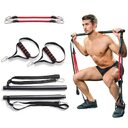 Pilates Bar Kit With Resistance Bands Portable Home