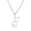 Korean Sweet Cat Necklace Simple