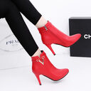 British Martin boots new high heel women pure