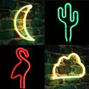 LED Neon Light Party Supplies Table Decorations Home
