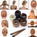 Magic French Twist Hair Bun Maker Tie Elastic