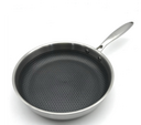 Stainless steel pan frying