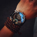 South Korean military belt retro fashion trend