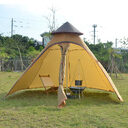 Indian tent outdoor wind type camping awning tower