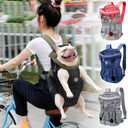 Pet Carrier Backpack Outdoor Travel Mesh Breathable Shoulder