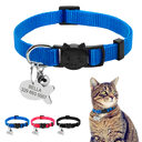 Personalized Safety Breakaway Nylon Quick Release Cat Collar
