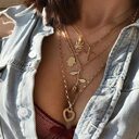 Vintage necklace pendant alloy