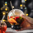 Round Cocktail Glass High Borosilicate Lead-free for Juice