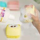 Soft Silicone Bristles Cat Dog Bath Brush Comb