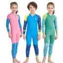 Children's quick-drying diving suit girls boys conjoined long-sleeved