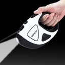 Pet Dog Automatic Retractable Fiber Leash Night Safety