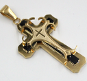 TL Stainless Steel Cross Pendant Necklaces Stereoscopic Fashion