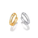 S925 Sterling Silver Earring Roman Earrings Jewelry Women