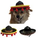 Mexican Style Pet Hat Dog Supplies