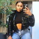 Sisterlinda Faux PU Leather Y2K Bubble Puffer Winter