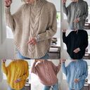 Pullover sweater women loose