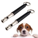1Pcs Pet Dog Cat Training Obedience Black Whistle