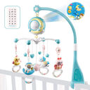 Baby Rattles Crib Mobiles Toy Holder Rotating Mobile