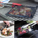 Grill Mesh Bag Non-stick Grid Mat BBQ Vegetable