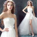 Sexy Detachable Skirt Mermaid Tulle Lace Appliques Short