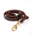 The first layer of leather dog leashes