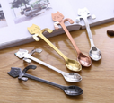 304 Stainless Steel Spoon Cartoon Cat Handle Hanging