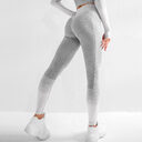 Gym High Waist Leggings Women Knitted Workout Running